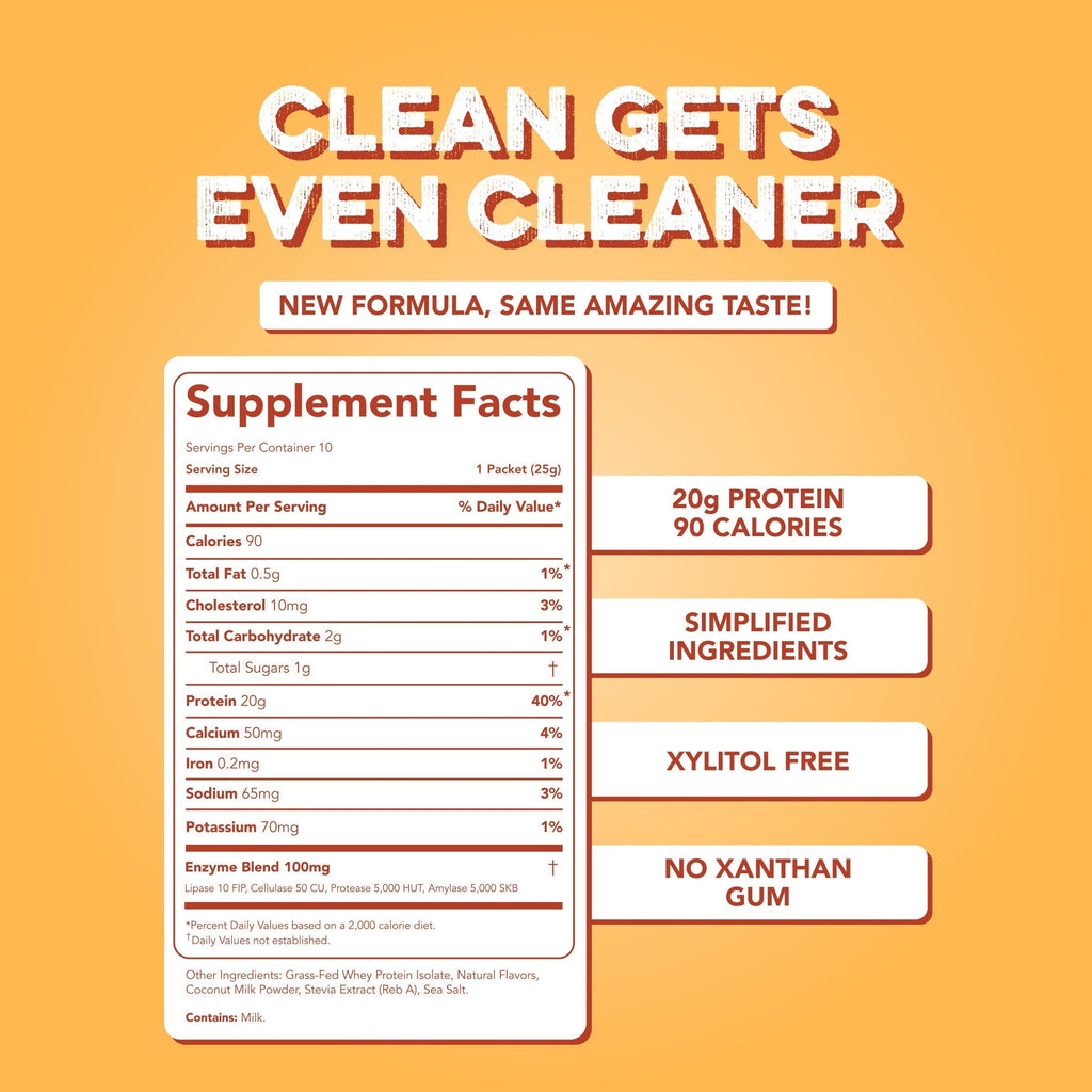 Protein Powder: Caramel Toffee (10 Single Serving Stick Packs)