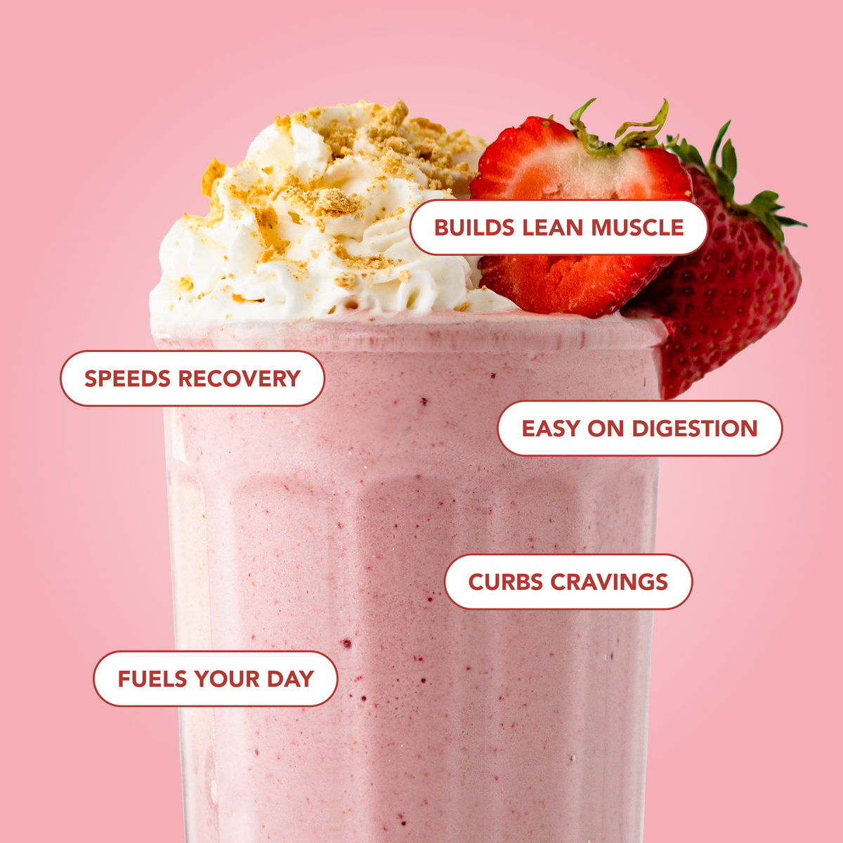 Protein Powder: Strawberry Cheesecake (10 Serving Bag)