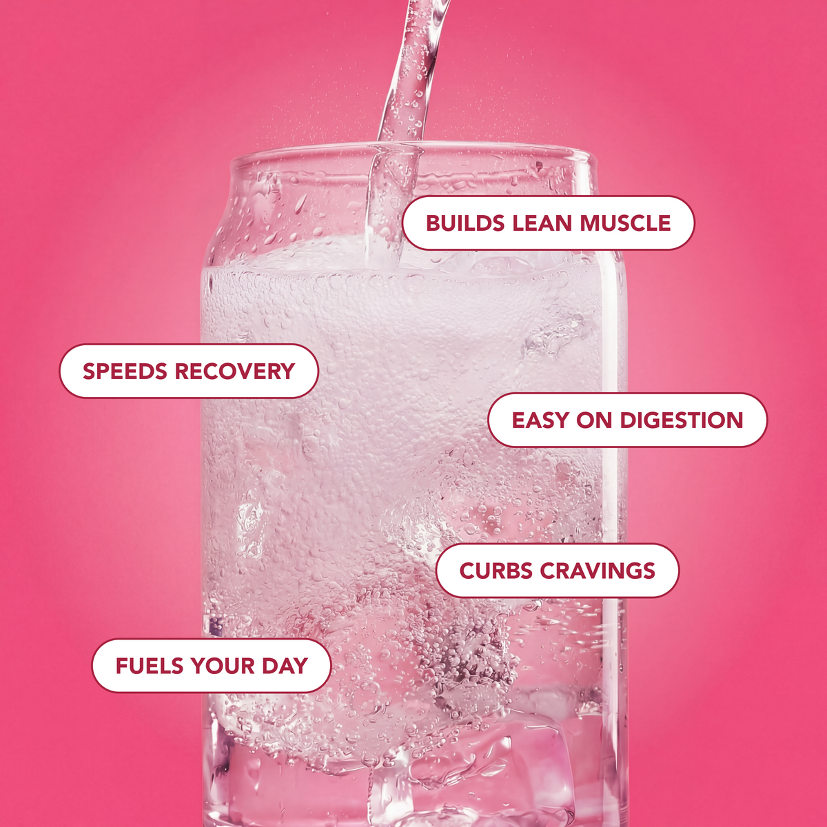 Clear Protein Soda: Cherry Lime  (16 Oz. | 4 Pack)