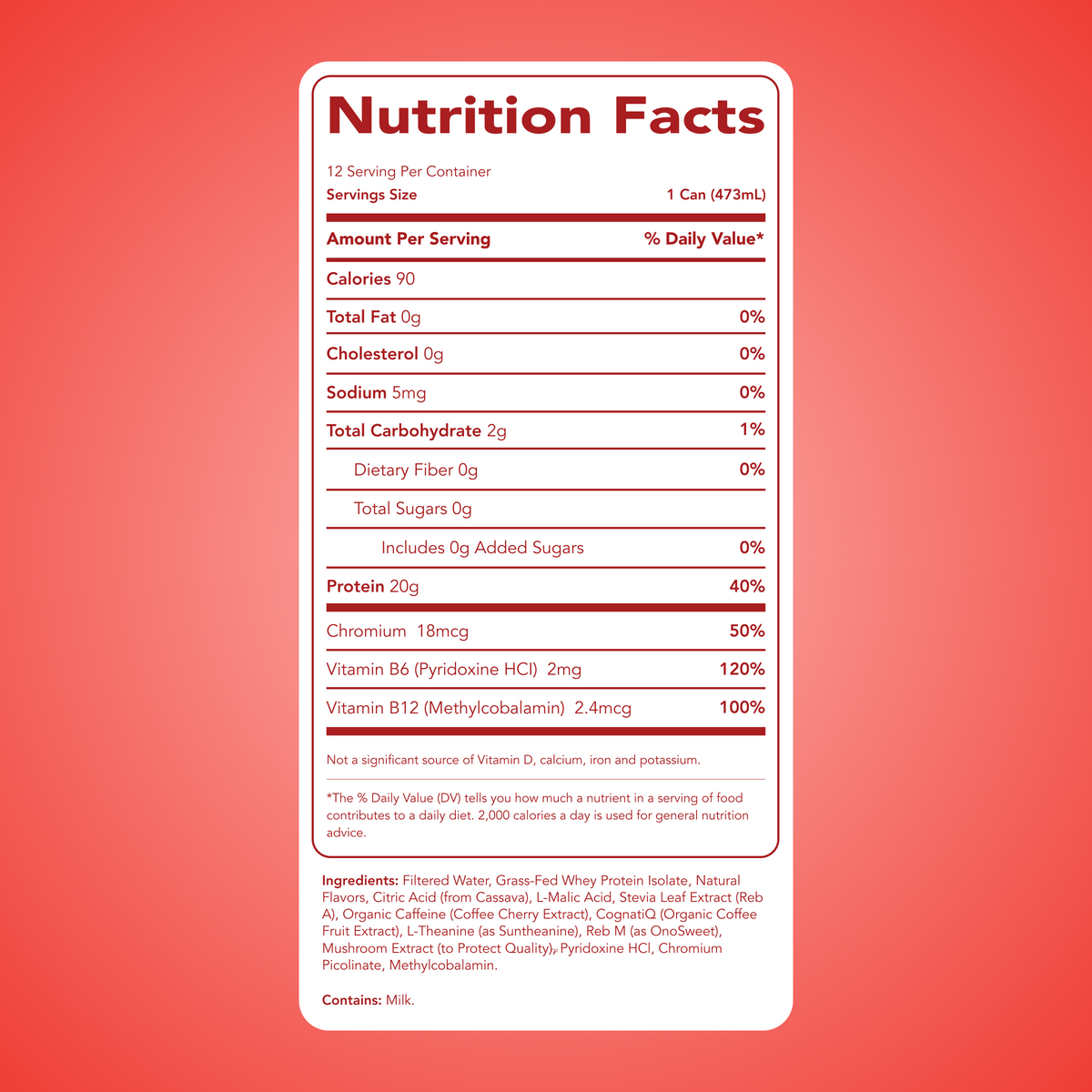 Clear Protein + Energy: Paradise Punch (12 Pack)